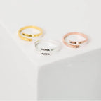 Personalised Adjustable Muse Ring
