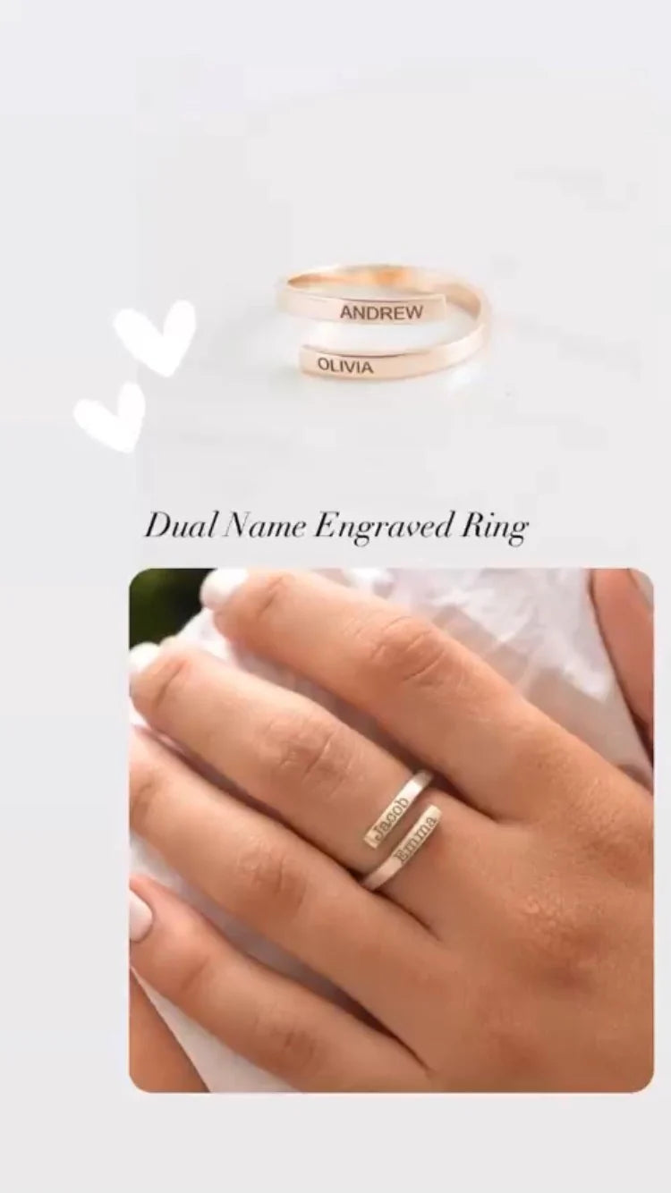 Personalised Adjustable Muse Ring