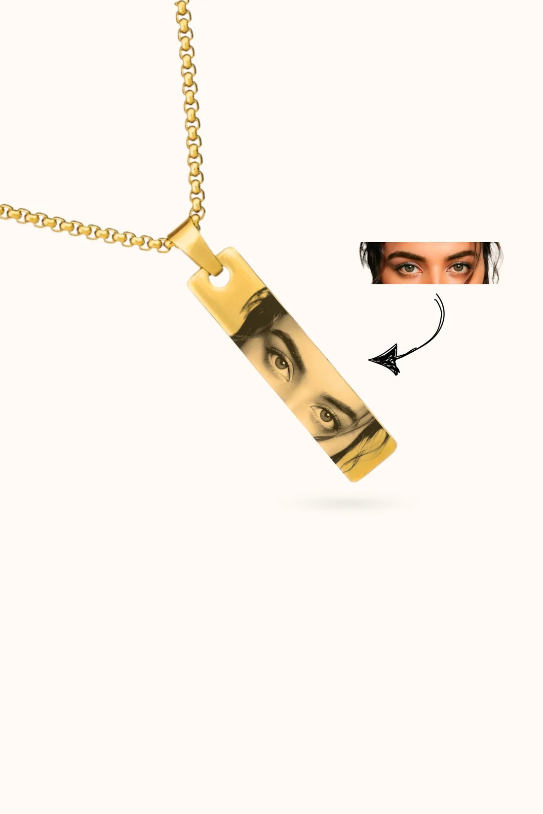 Personalized Photo Muse Necklace