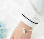 Personalized Infinity Knot Bracelet with Soulstone