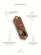 Personalised Memory Photo Keychain